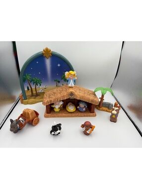 Fisher Price Little People  Bethlehem Christmas Nativity Set 2008